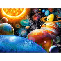 Puzzle les planetes et le systeme solaire 300 pieces - collection espace / univers - castorland