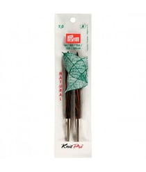 Aiguilles interchangeables longues bois NATURAL N° 3 à 15 à l'unité - Prym Marron (n°7)