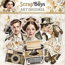 Die cuts formes décoratives scrapbooking ScrapBoys 44 pièces ART DECORIA