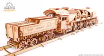 Maquette en bois Vintage Ugears Train à vapeur V-Express 538 pièces