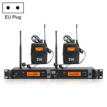 Microphone Sans Fil Pour Chanteur Sur Scène Système De Moniteur Intra-Auriculaire Noir YONIS