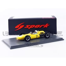 Voiture Miniature de Collection - SPARK - BRABHAM BT11A - Levin GP 1965 - 1/43 - Jaune