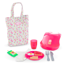 Grand coffret repas pour poupon 36/42 cm