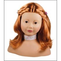 Tête à coiffer et maquiller, Cheveux roux