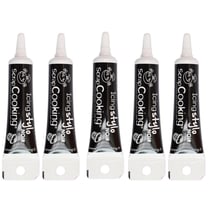 5 stylos de glaçage noir