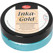 Peinture métallique Inka-Gold - Bleu turquoise - 50 ml