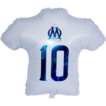Ballon Géant Aluminium Hélium Maillot Foot OM - 60 cm
