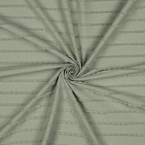 Tissu Jersey Coton à volants uni Vert sauge
