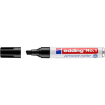 Marqueur permanent pointe biseautée 1-5 mm - EDDING - Noir - N° 1