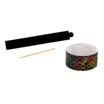 MégaCréa DIY - Bracelets à gratter 23 x 3 cm 4 pièces