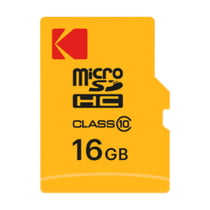 KODAK Carte mémoire Micro SDHC 16 Go avec adaptateur – Stockage haute vitesse et fiable, compatible avec smartphones, caméras, tablettes et autres appareils – Transfert rapide et protection optimale des données