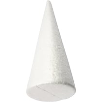 Cône en polystyrène à décorer - 35 x 16 cm - 1 pce