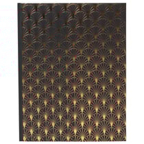 Livre d'or 100 pages tranche or Néo Déco - Noir - Exacompta