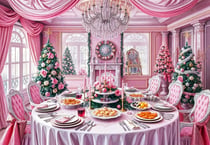 Puzzle 1000 pièces - Festin de Noël en Rose - Bluebird Puzzle