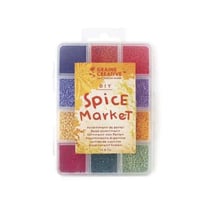 coffret perles rocailles 12 couleurs - Spice market -