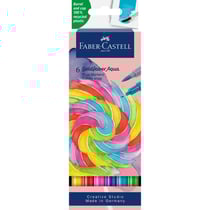 6 feutres - Dessin - Faber-Castell - Goldfaber Aqua - Double pointe - Candy shop