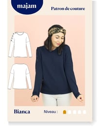 Patron Pull - Bianca- Taille 34 à 48