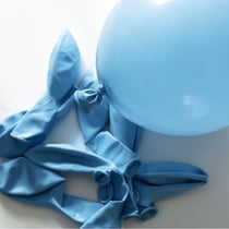 Graine Créative - Ballons de baudruche gonflables Bleu 10 pièces
