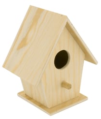Petit Nichoir en bois découpe rond 10 x 8 x 6 cm