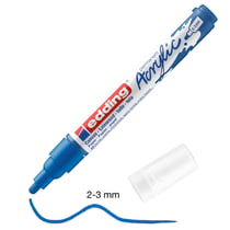 Marqueur Acrylic Edding 5100 - Pointe Moyenne - Bleu Gentiane