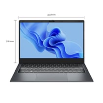 CHUWI GemiBook XPro Ordinateur Portable - Processeur Intel N150 Écran 14.1" 16+512Go Windows 11 Home - Gris