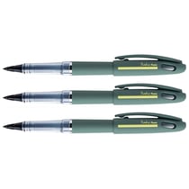 Lot de 3 feutres plume - PENTEL - Tradio Sport Chic - Encre noire - Pointe moyenne