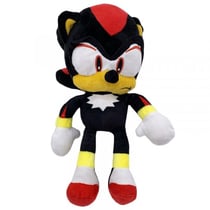 Peluche sonic shadow the hedgehod hérisson noir 30 cm - amis de sonic - doudou licence