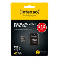 Carte micro Intenso SDHC 512GO - UHS-I+AD