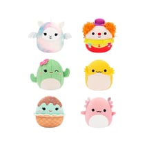 Squishville Mini Squishmallows - Pack 6 peluches Squishville Mini Squishmallows A 5 cm