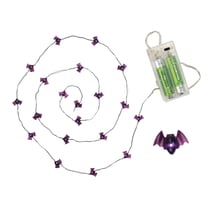 Guirlande lumineuse d'Halloween Chauve-souris 20 leds 1,25m