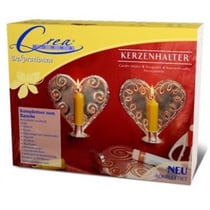 Coffret de bougeoirs a accrocher au mur a decorer - bougies - decoration - crea donna - 21000