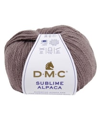 Pelote de Laine et Alpaga Sublime Alpaca - DMC : Luxe et Douceur pour l'Hiver 116 Marron