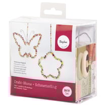Kit déco Fleur + papillon, 2x fleur, 2x papillon