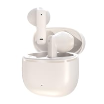 Ecouteurs Bluetooth Sans Fil Réduction De Bruit HD Pour Gaming Et Sport Beige 2 YONIS