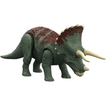 Coffret dinosaure triceratops - articule et sonore - dino attaque - jurassic world - mattel hdx34