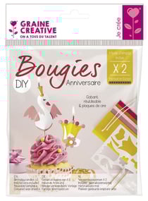 KIT DIY BOUGIES ANNIVERSAIRE PRINCESSE