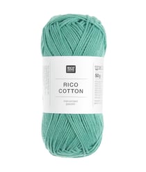 Coton à tricoter ou à crocheter Rico Cotton - Rico Design 608 Pétrole