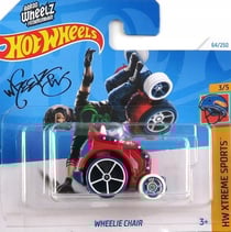 Vehicule wheelie chair hot wheels 1/64 - hw xtreme sports 3/5 - mattel - htb98 - petite voiture metal
