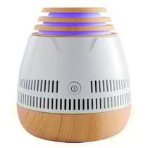 AROMASOUND Enceinte Audio Symphoney Lumineuse avec Diffuseur d'Huiles Essentielles Blanc