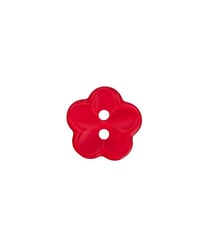 Carte de 3 boutons Fleurs blanc 18mm - Union Knopf Rouge