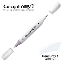 Graph'It - Marqueur manga à l'alcool Graph'it Brush 9101 Cool Grey 1