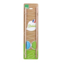 Diabolo classique vert et bleu - VILAC - 4404S - Bois - Dès 5 ans