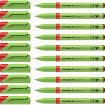 Lot de 10 feutres fineliner - SCHNEIDER - Topliner 911 - Pointe 0,4 mm - Rouge