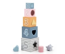 Pyramide d'éveil PolarB – gobelets à empiler et trieur – Viga