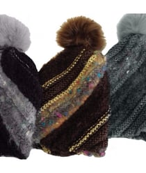 Kit Bonnet à tricoter AVORIAZ Marron - Nertex Avoriaz Choco marron