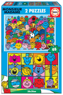 Puzzle 2 x 48 Monsieur madame