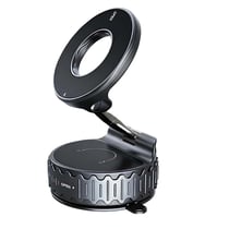 Avizar Support Magnétique Universel Rotatif avec Ventouse Renforcée pour Voiture Noir