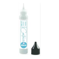 Peinture pour contour et relief - Argent - Effets vitrail - Sur verre - Darwi - 30ml