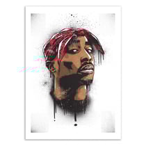 Affiche 30x40 cm - Tupac - Bokkaboom