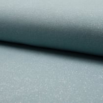 Tissu Sweat pailleté lurex envers tout doux Menthe